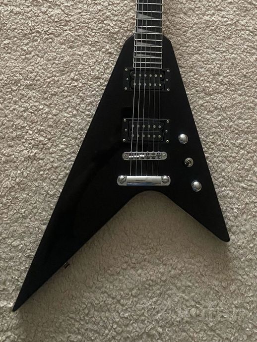 Электрогитара Harley Benton RX-10 BK (flying V) — фото 1