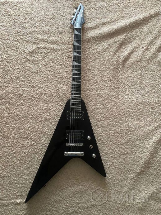 Электрогитара Harley Benton RX-10 BK (flying V) — фото 2