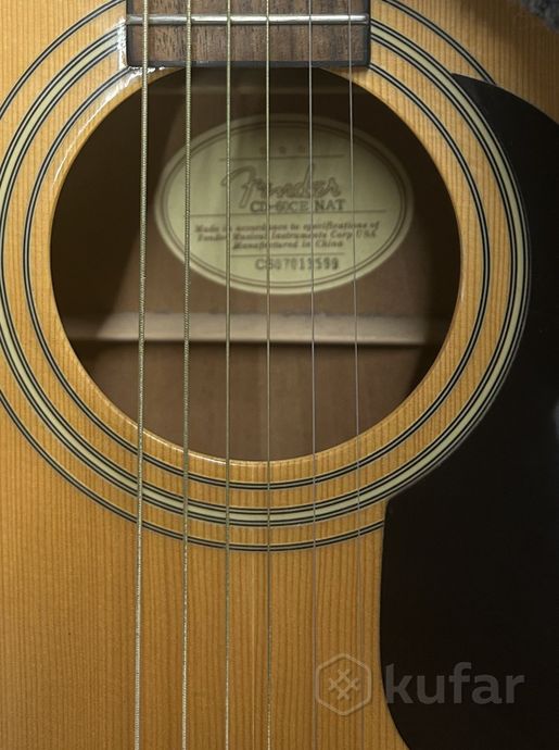 Электроакустическая гитара Fender CD-60 CE — фото 2