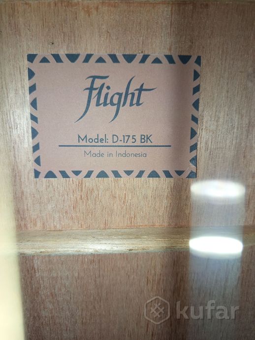 Акустическая гитара Flight D-175 BK — фото 4