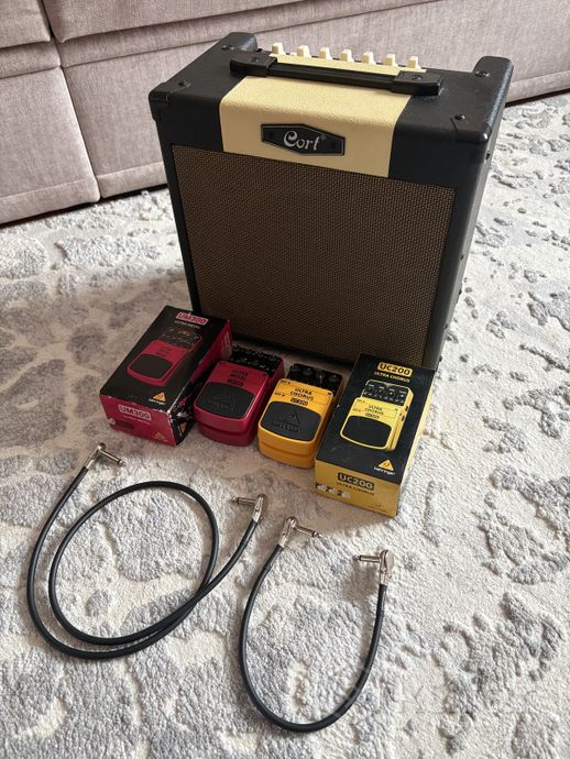 cort cm15r, Behringer um300, Behringer uc200
