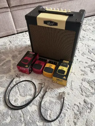 cort cm15r, Behringer um300, Behringer uc200