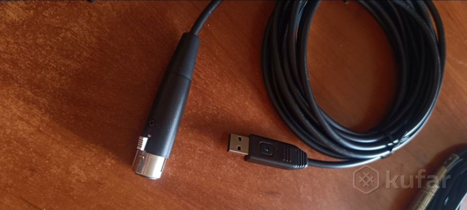 Три шнура для подключения гитар и микрофона по USB — фото 1