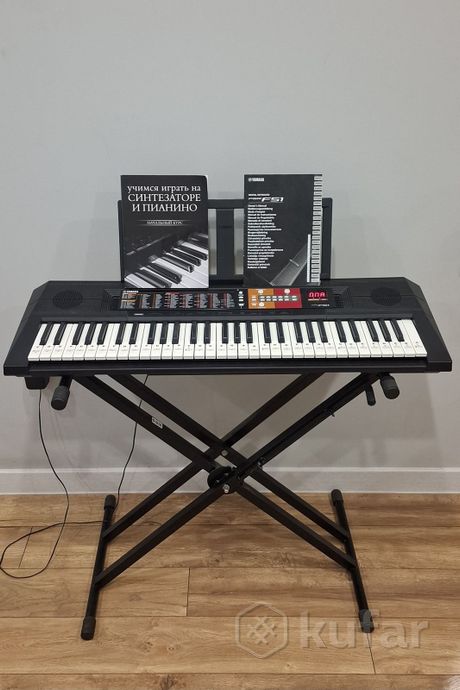 Синтезатор Yamaha PSR-F51 + Стойка, Самоучитель и — фото 1
