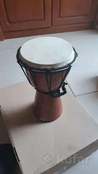 Деревянный барабан джембе (Djembe), 24 см
