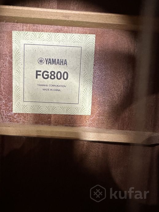 Гитара Yamaha FG800 — фото 3