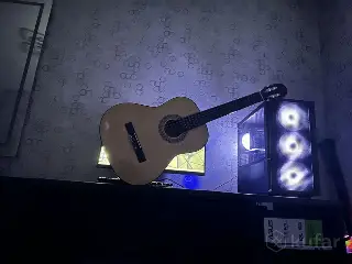 Акустическая гитара (6 струн) для обучения.