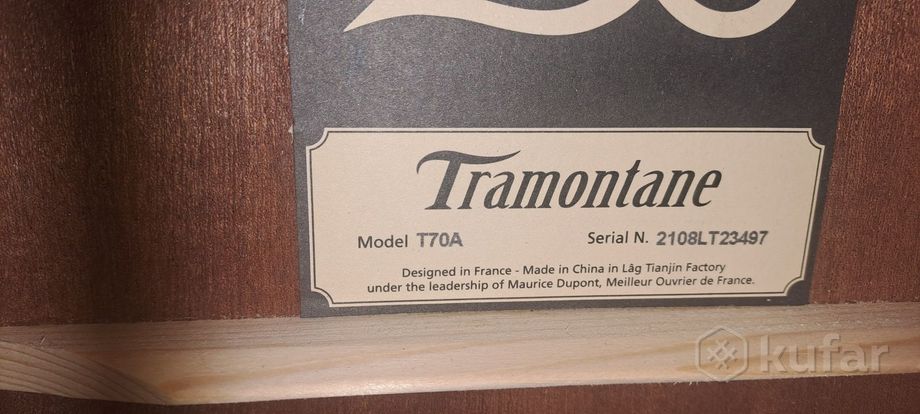 Акустическая гитара LAG T70A, массив, -40% цены — фото 2