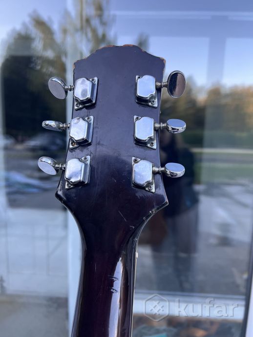 Акустическая гитара Epiphone FT-150 1970е винтаж — фото 9