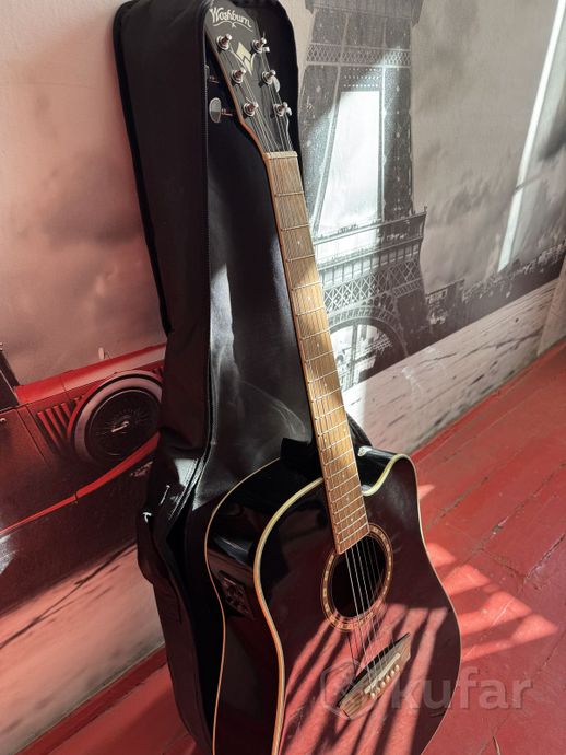 Электроакустическая гитара Washburn WD7SCEBM — фото 1