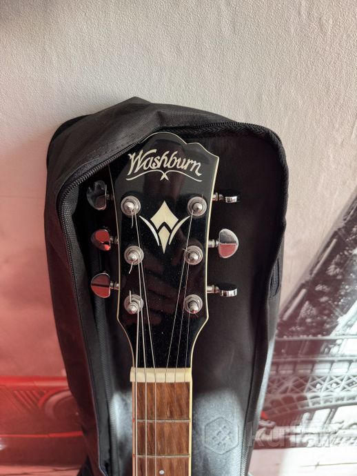 Электроакустическая гитара Washburn WD7SCEBM — фото 5