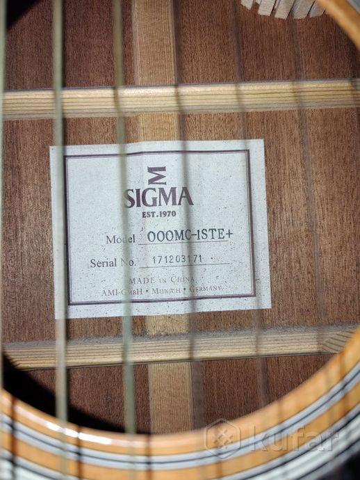 Электроакустическая гитара Sigma 000MC-1STE+ — фото 3