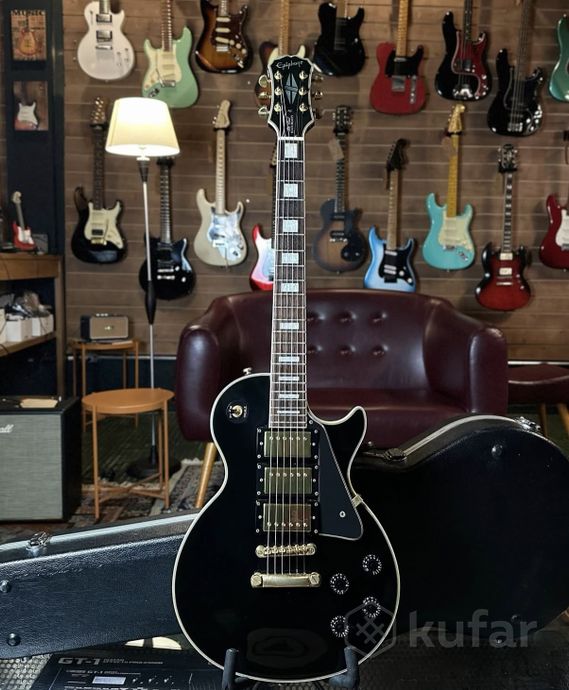 Электрогитара Epiphone LES PAUL BLACK BEAUTY — фото 1