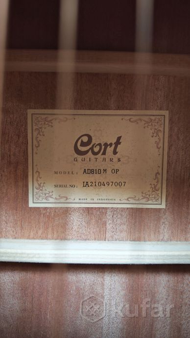Акустическая гитара Cort AD810M OP — фото 4