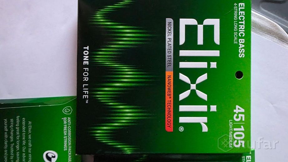 струны для бассейна гитары ELIXIR 45 105 — фото 2