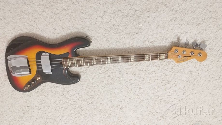 Винтажная бас-гитара Fender jazz bass — фото 1