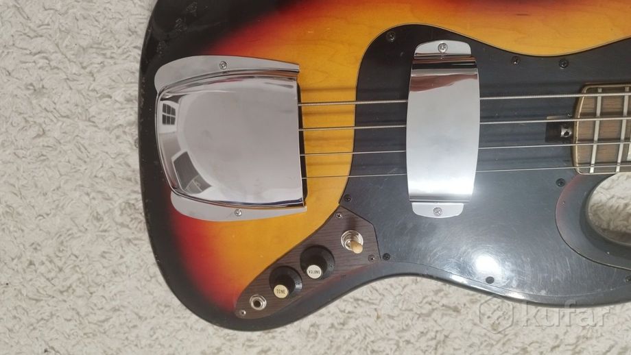 Винтажная бас-гитара Fender jazz bass — фото 4