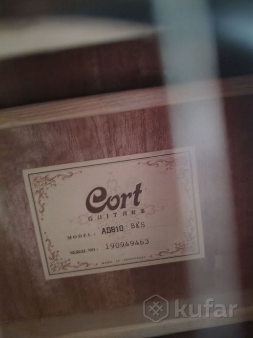 Акустическая гитара Cort AD 810 BKS — фото 3