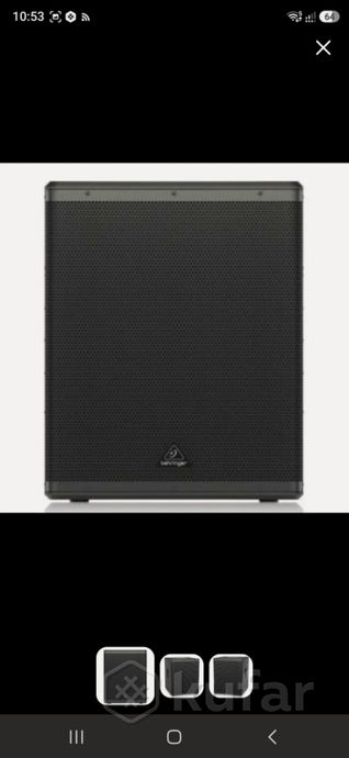 сабвуфер Behringer DR18SUB — фото 1
