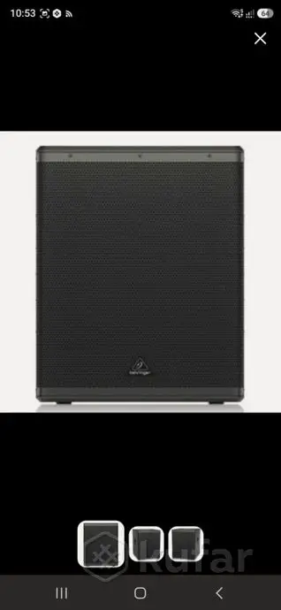 сабвуфер Behringer DR18SUB
