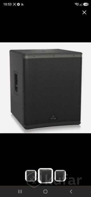 сабвуфер Behringer DR18SUB — фото 2