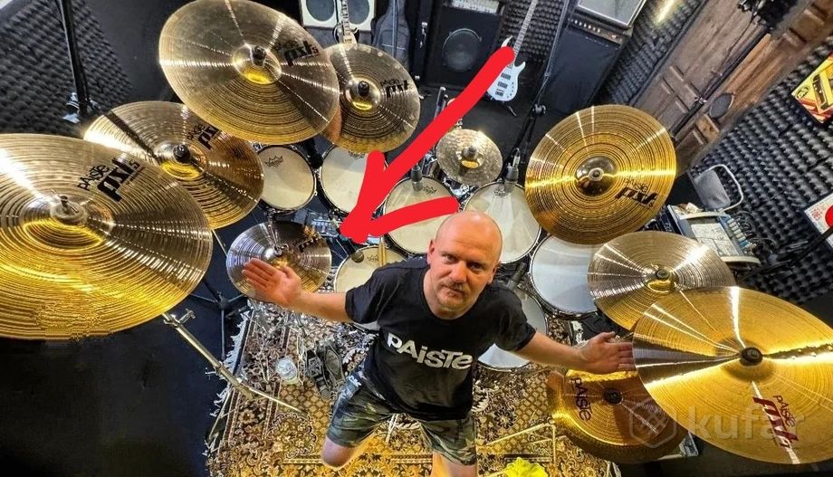 Paiste pst5 rock hi-hat 14'' — фото 2