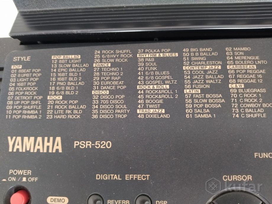 Синтезатор Yamaha psr 520 — фото 3