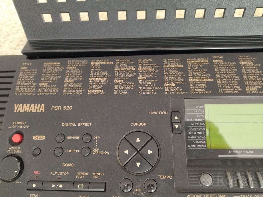 Синтезатор Yamaha psr 520 — фото 8