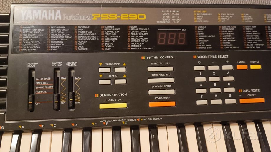 Синтезатор Yamaha PortaSound — фото 1