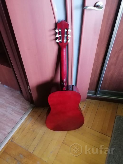 Гитара классика чёрная акустика — фото 7