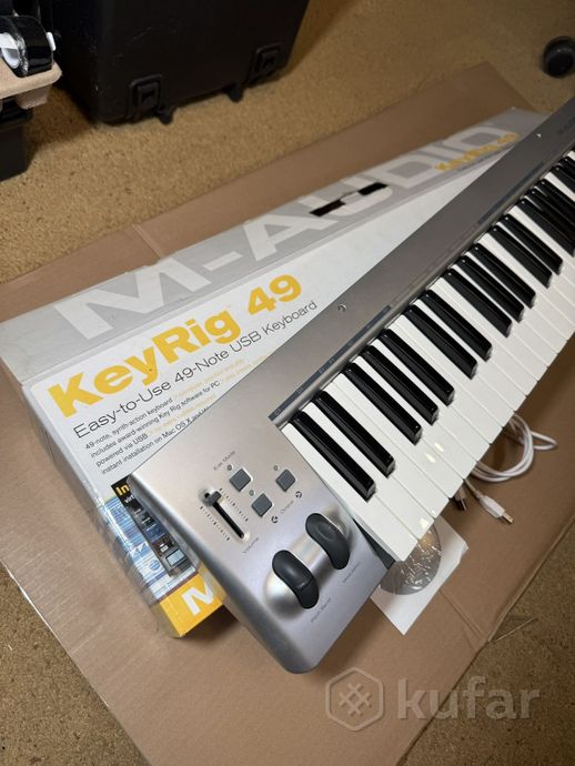 MIDI-клавиатура M-Audio KeyRig 49 прекрасное состо — фото 1
