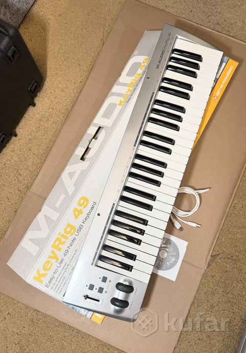 MIDI-клавиатура M-Audio KeyRig 49 прекрасное состо — фото 2
