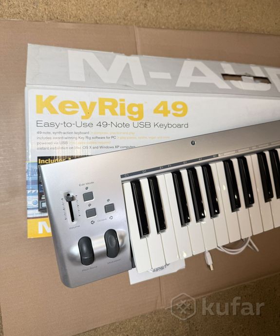 MIDI-клавиатура M-Audio KeyRig 49 прекрасное состо — фото 5