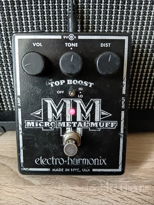 Педаль Electro-Harmonix Micro Metal Muff + блок — фото 1