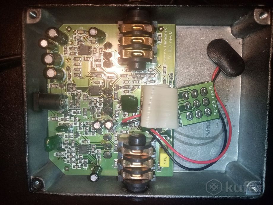 Педаль Electro-Harmonix Micro Metal Muff + блок — фото 2