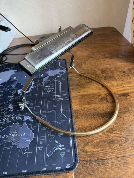Губная гармошка HOHNER с держателем — фото 1