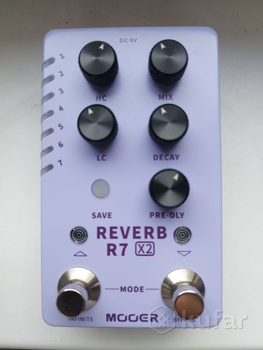 Педаль эффектов Mooer R7 X2 Reverb — фото 1