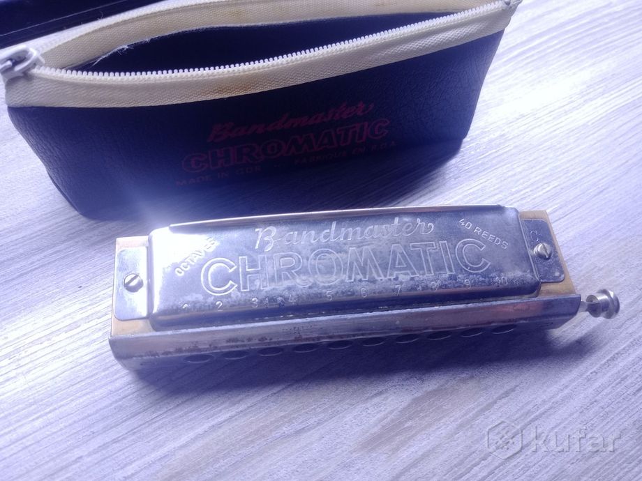 Хроматическая губная гармошка bandmaster chromatic — фото 1