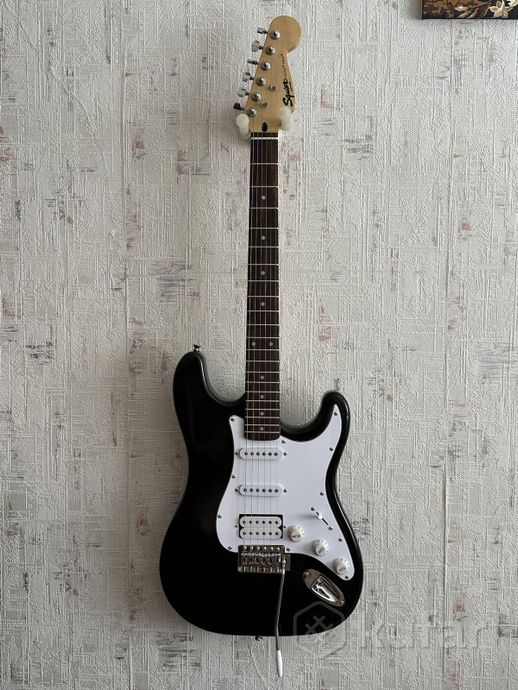 Электрогитара Fender Squier bullet strat HSS BKN — фото 1