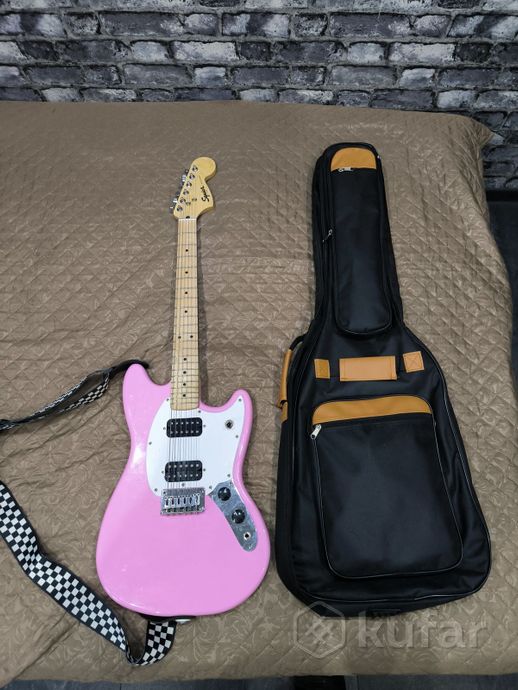 Электрогитара Fender squier bullet mustang — фото 1