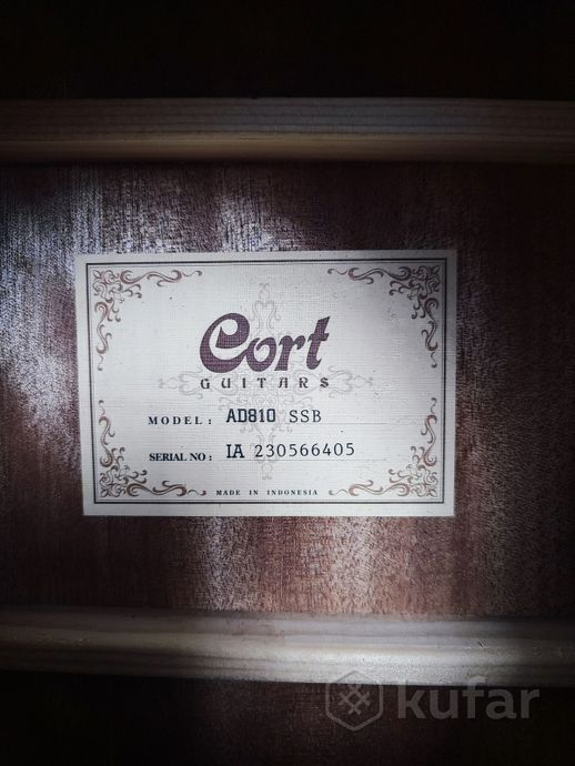 Акустическая гитара Cort AD810 — фото 2