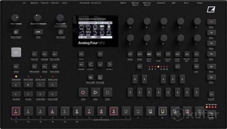 Синтезатор Elektron analog four mk2 — фото 2