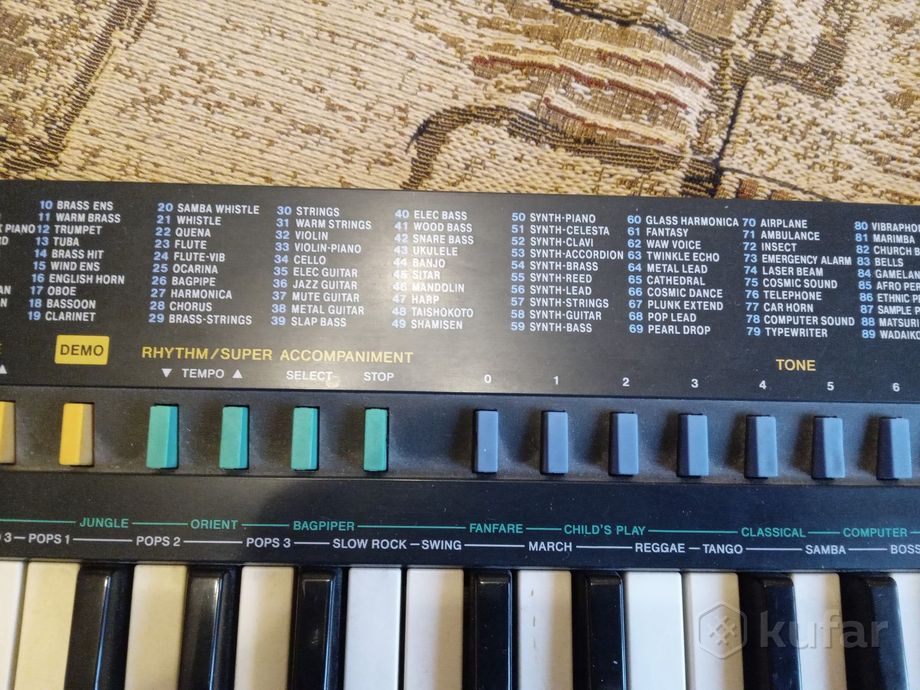 Пианино- синтезатор CASIO SA-20 Корея — фото 2