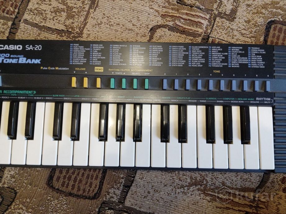 Пианино- синтезатор CASIO SA-20 Корея — фото 3