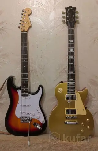 электрогитара fender stratocaster gibson les paul