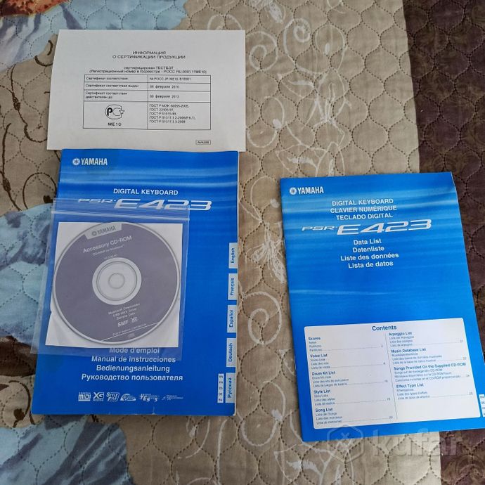 Синтезатор Yamaha psr E423 — фото 2