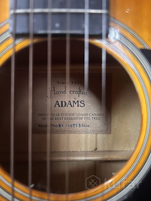 Гитара adams hand crafted w4100 tsb — фото 2