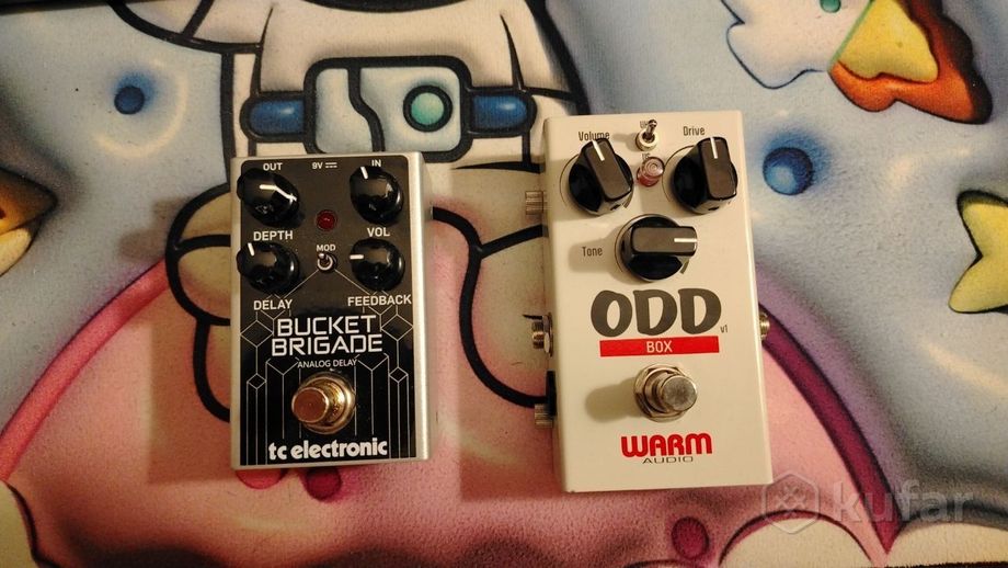 Педаль для электрогитары Delay overdrive