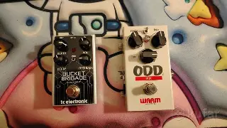Педаль для электрогитары Delay overdrive