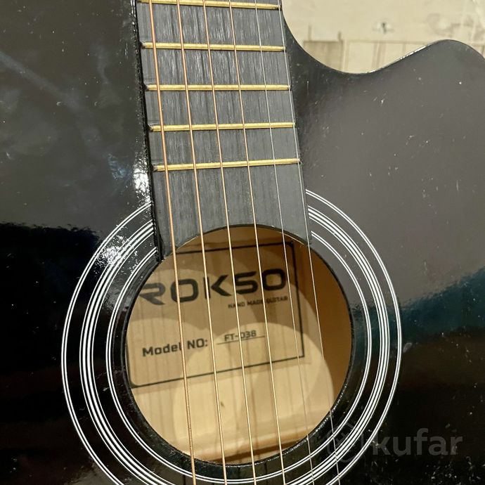 Акустическая гитара Rokso FT-D38 с чехлом — фото 2